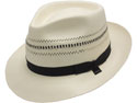 Stetson Burnaby Straw Fedora Hat