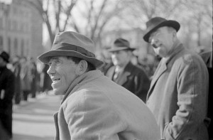 Hats add dignity to everybody, no matter how down and out.