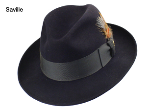 Dobbs Savoy Fedora Hat Dobbs dress fedora fur felt snap brim pinch