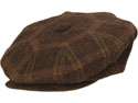 City Sport Plaid Wool Newsboy Cap