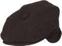 City Sport Cashmere/Wool Earflap Newsboy