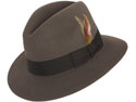Dynafelt Downturn Center Dent Fedora Hat