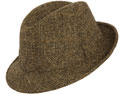 Doria Georgio Plaid Fedora