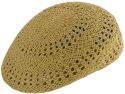 Vented Straw Ascot Cap