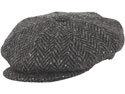 City Sport Wool Herringbone Newsboy Cap