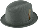 Stingy Brim Straw Fedora Hat