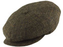 Borsalino Plaid Newsboy Cap