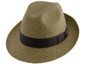 Monterrey Americano Panama Straw Fedora Hat