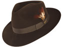 Biltmore Selkirk Rosellini C-Crown Fedora Hat