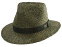 Bailey Palmer Straw Fedora Hat - Natural