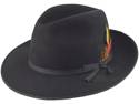 Biltmore Pinch Fedora Hat - Black