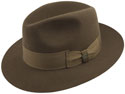 Beaver Brand Center Dent Fedora Hat -  Mink