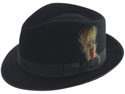 Stetson Inwood Fedora Hat - Black