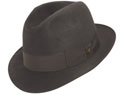 Hats Plus | Guerra Classico Cut Edge Soleil Fedora Hat  | Italy