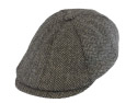 Borsalino/Doria Herringbone Duckbill Cap