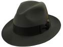 Churchill Cagney Fedora Hat - Black