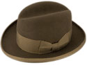 Beaver Brand Homburg Godfather Hat