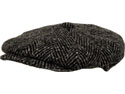 City Sport Wool Herringbone Newsboy Cap