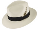Caprice Snap Brim Panama Straw Hat