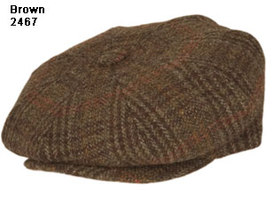 City Sport Harris Tweed Newsboy Cap