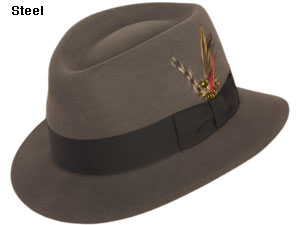 Bailey Dynafelt C-Crown Fedora Hat