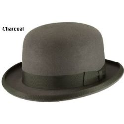 Beaver Brand Derby Hat - Charcoal