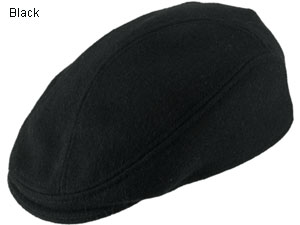 New York Wool Melton Driving Cap