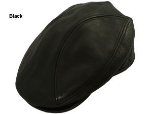 New York Leather Driving Cap
