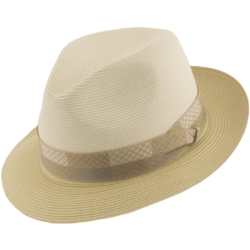 Stetson Andover Milan Straw Fedora Hat