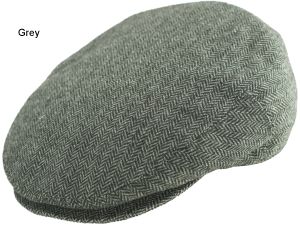 Gavin Herringbone Earflap Cap