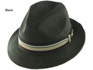 Bailey Salem Crushable Straw Fedora Hat