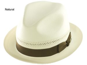 Dobbs Cabolito Straw Fedora Hat