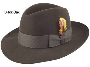 Biltmore Big Brim Canadian Suede Fedora Hat