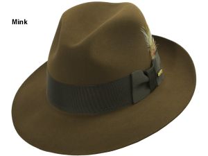 Stetson Temple Fur Felt Fedora Hat