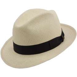 Borsalino Amalfi Panama Straw Fedora Hat