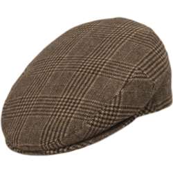 City Sport CashmereWool Plaid Ivy Cap