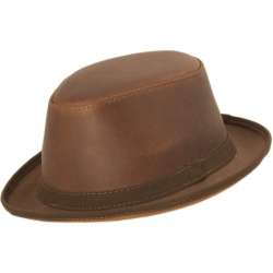 Head 'N Home Dealer Leather Hat