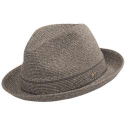 Bailey Greyson Crushable Straw Fedora Hat