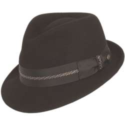 Bailey Bates Lite Felt Crushable Fedora Hat