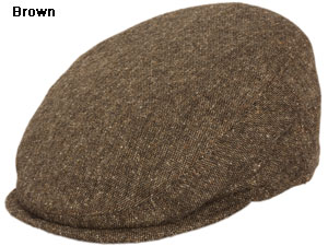 Stefeno Italian Clay Tweed Ivy Cap