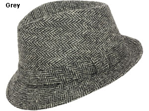 Stefeno Gino Herringbone Fedora