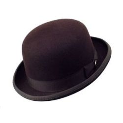Beaver Brand Derby Hat - Black