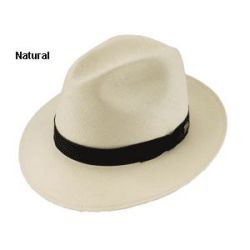 Bailey Hanson Lite Straw Fedora Hat