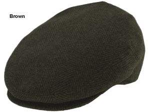 Stefeno Abe Cashmere & Wool Herringbone Ivy Cap
