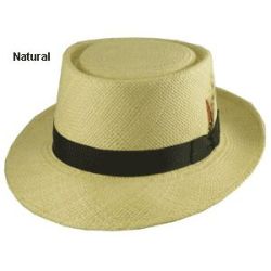 Capas Panama Pork Pie Straw Hat