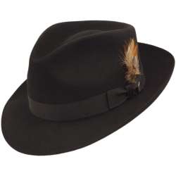 Stetson Downs Fur Felt Fedora Hat