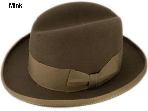 Beaver Brand Homburg Hat