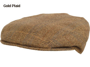 City Sport Cashmere and Wool Plaid Ivy Cap